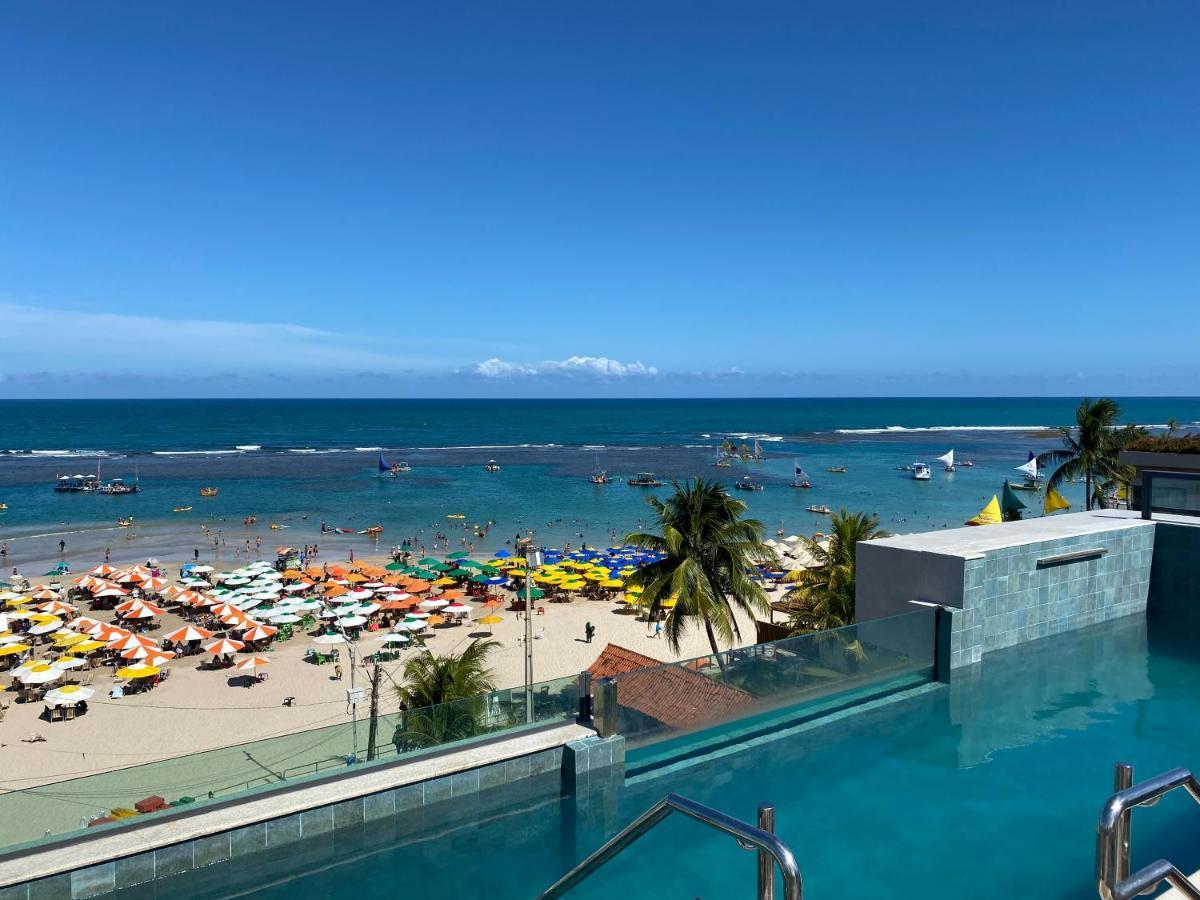 Flat A Beira Mar Com Varanda E Piscinas Naturais * Ipojuca